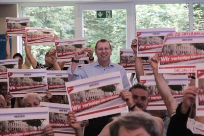 Soliaktion für die Schweizer Unia Soliaktion für die Schweizer Unia